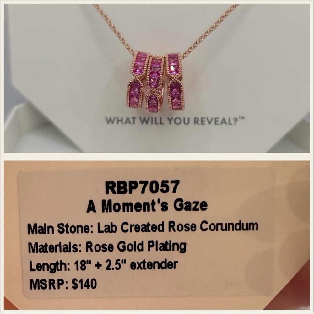 Bomb party necklace A moments gaze